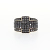 Men's 2.00 CT. T.W. Black Diamond Cross Framed Ring 10K Gold