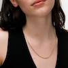 2.5mm Rounded Box Chain Necklace in Hollow 10K Gold - 22”