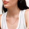 1.35mm Dorica Singapore Chain Necklace in Solid 18K Two-Tone Gold