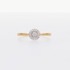 0.07 CT. T.W. Multi-Diamond Frame Promise Ring in 10K Gold