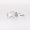 1.00 CT. T.W. Oval Diamond Frame Engagement Ring in 10K Gold