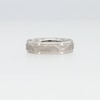 Men's 6.0mm Hammered Comfort-Fit Wedding Band in Sterling Silver