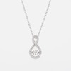 Unstoppable Love™ 0.15 CT. T.W. Diamond Infinity Pendant in Sterling Silver