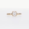 Radiant-Cut Canadian Certified Centre Diamond 1.10 CT. T.W. Frame Engagement Ring in 18K Gold (I/SI2)