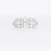 1.00 CT. T.W. Baguette and Round Diamond Alternating Trios Anniversary Band in 10K White Gold