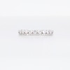 0.50 CT. T.W. Diamond Double Row Anniversary Band in 14K White Gold