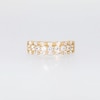 Vera Wang Love Collection 0.95 CT. T.W. Marquise and Round Diamond Triple Row Anniversary Band in 14K Gold