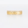 0.30 CT. T.W. Diamond Edge Slant Rectangle Pattern Anniversary Band in 10K Gold