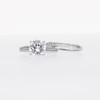 3.50 CT. T.W. Certified Lab-Created Diamond Channel-Set Bridal Set in 14K White Gold (F/VS2)