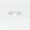 0.50 CT. Princess-Cut Canadian Certified Diamond Solitaire Engagement Ring in 14K White Gold (J/I2)