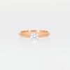 0.50 CT. Certified Diamond Solitaire Engagement Ring in 14K Rose Gold (J/I2)