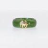 Jade with Chinese "Victory" Ring in 14K Gold - Size 7