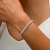 5.00 CT. T.W. Certified Lab-Created Diamond Tennis Bracelet in 10K White Gold (F/SI2) - 7.25"