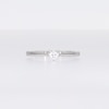 0.20 CT. Heart-Shaped Certified Lab-Created Diamond Solitaire Promise Ring in 10K White Gold (F/SI2)