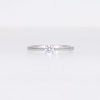 0.20 CT. Certified Lab-Created Diamond Solitaire Promise Ring in 10K White Gold (F/SI2)