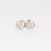 0.50 CT. T.W. Certified Lab-Created Diamond Frame Stud Earrings in 10K Gold (F/SI2)