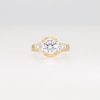 2.50 CT. T.W. Certified Lab-Created Diamond Tri-Sides Bypass Engagement Ring in 14K Gold (F/VS2)