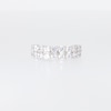 1.95 CT. T.W. Certified Lab-Created Diamond Double Row Anniversary Band in 10K White Gold (F/VS2)