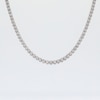 1.00 CT. T.W. Certified Lab-Created Diamond Line Necklace in Sterling Silver (F/SI2)