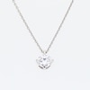 CT. Certified Lab-Created Diamond Solitaire Pendant in 14K White Gold (F/SI2