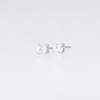 0.50 CT. T.W. Certified Lab-Created Diamond Solitaire Stud Earrings in Sterling Silver (F/SI2)