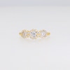 0.50 CT. T.W. Diamond Frame Past Present Future® Engagement Ring in 10K Gold