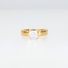 Vera Wang Love Collection 0.95 CT. T.W. Princess-Cut Diamond Solitaire Engagement Ring in 14K Gold