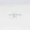 1.60 CT. T.W. Radiant-Cut Certified Lab-Created Diamond Solitaire Engagement Ring in 14K White Gold (F/VS2)